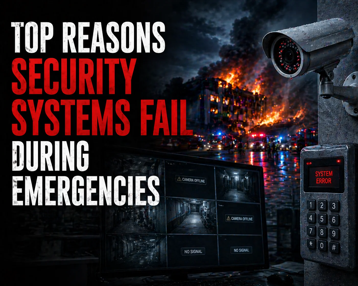 Top Reasons Security Systems Fail During Emergencies