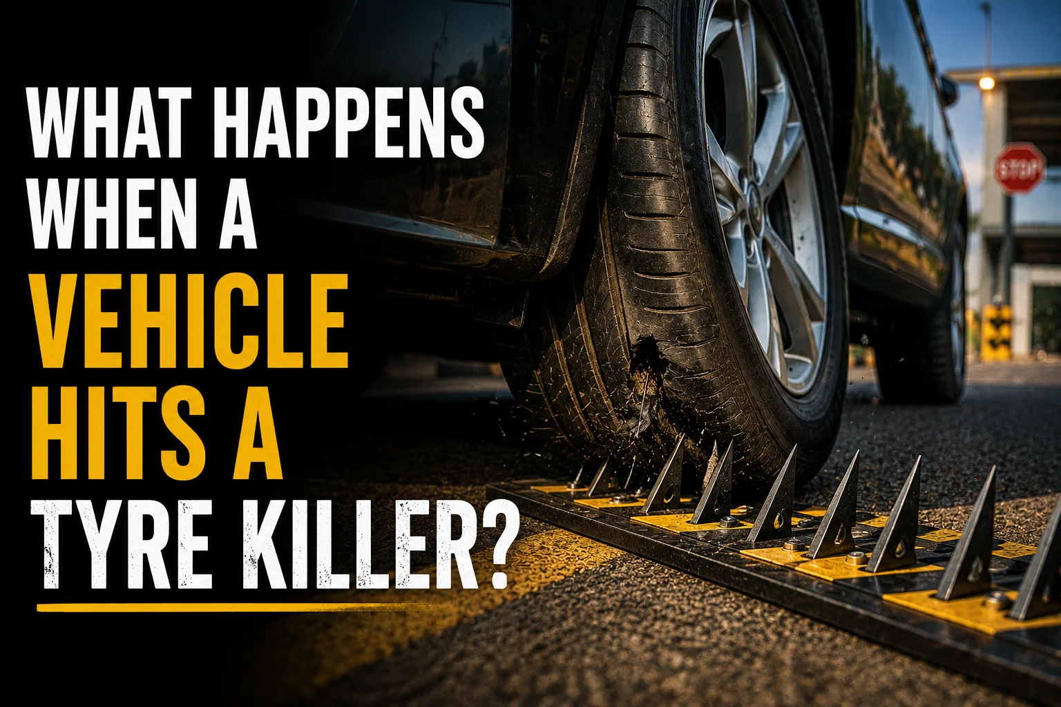 What Happens When a Vehicle Hits a Tyre Killer